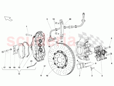 Photo of 1 SET OF BRAKE PADS FOR DISC BRAKE…
