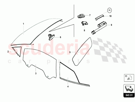 Photo of CRISTAL FIJO DE LA VENTANILLA DELANTERA IZQUIERDA…