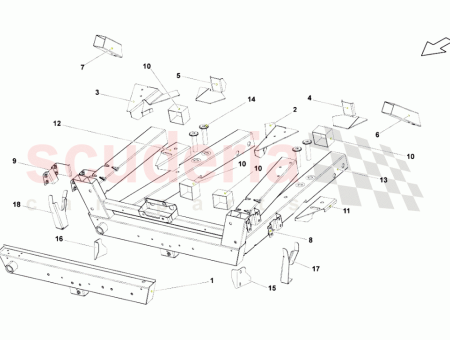 Photo of PIEZA DEL CHASIS DELANTERO…