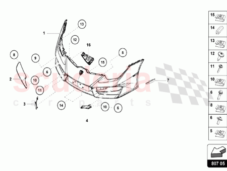 Photo of CUBIERTA INFERIOR NEGRO BRILLANTE…