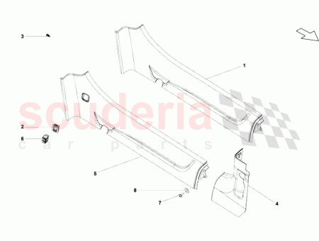 Photo of ENSAMBLAJE DE LA TAPA DEL LARGUERO TRASERO IZQUIERDO…