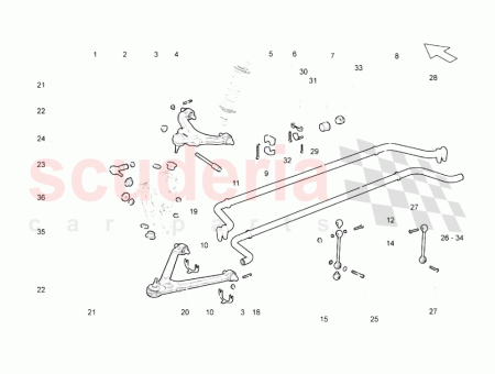 Photo of STAB BAR BRACKET FROM VIN 4LA01399…