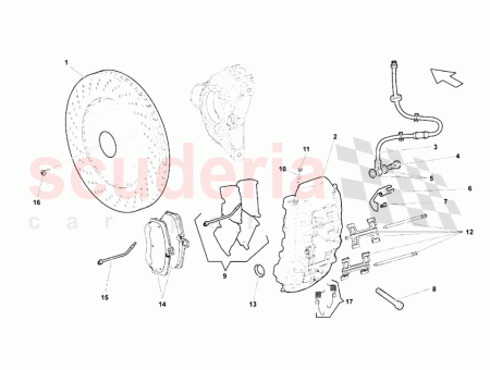 Photo of PINZA DE FRENO DELANTERA IZQUIERDA PINZAS DELANTERAS AMARILLAS…