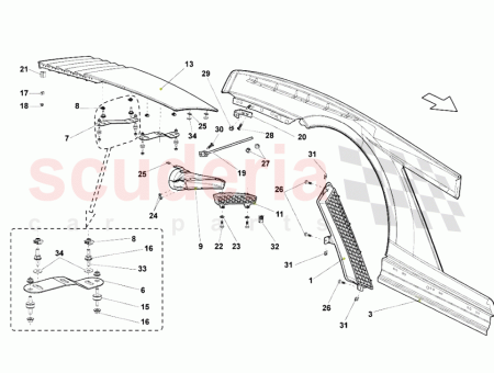Photo of MOTOR TRANSPORTADOR DE AIRE LADO IZQUIERDO…