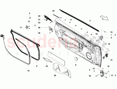 Photo of BURLETE DE PUERTA LADO EXTERIOR DERECHO…