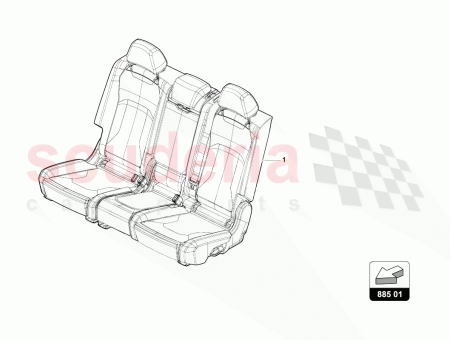 Photo of ASIENTO DE BANCO CON RESPALDO Y REPOSACABEZAS…