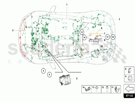 Photo of JUEGO DE CABLES PARA EL PARACHOQUES DELANTERO SENSORES…