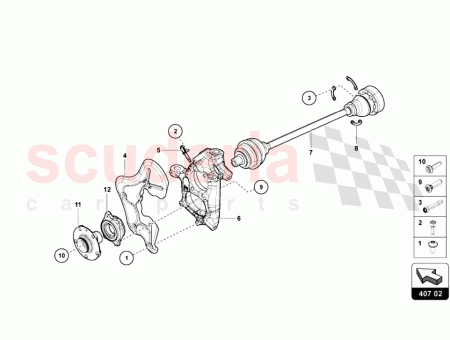 Photo of SOPORTE DE CUBO DELANTERO IZQUIERDO HASTA EL VIN…