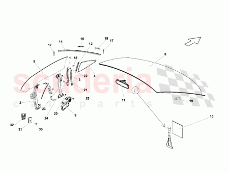 Photo of PORCI N CENTRAL DEL ASA LATERAL IZQUIERDA INTERIOR…