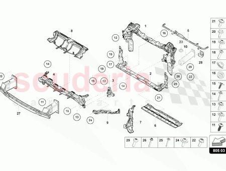 Photo of SOPORTE PARA RADIADOR DE REFRIGERANTE…