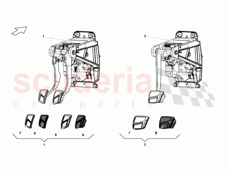 Photo of CONJUNTO DE CAJA DE PEDALES CAJA DE CAMBIOS…
