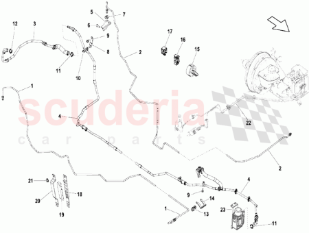 Photo of TUBO DE FRENO DEL SISTEMA HIDR ULICO AL…