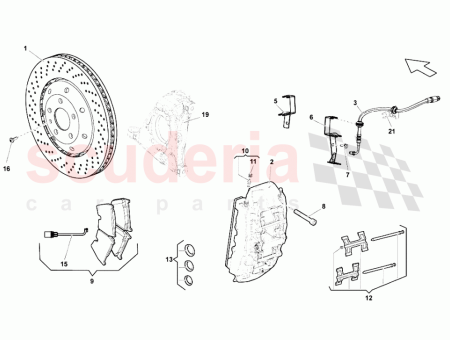 Photo of PINZA DE FRENO DELANTERA DERECHA PINZAS DELANTERAS GRISES…