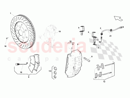 Photo of PINZA DE FRENO DELANTERA DERECHA PINZAS DELANTERAS AMARILLAS…