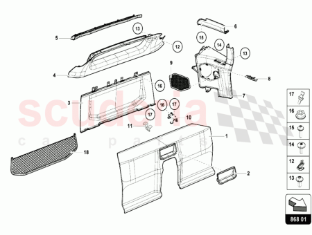 Photo of REVESTIMIENTO DEL PILAR SUPERIOR DERECHO INTERIOR DE CUERO…