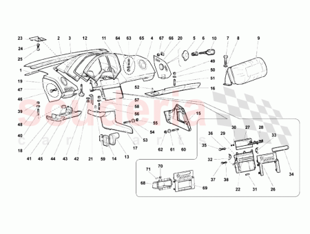 Photo of CONJUNTO DE CUBIERTA LATERAL DERECHA INTERIOR DE CARBONO…