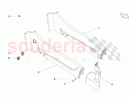 Photo of ENSAMBLAJE DE LA TAPA DEL LARGUERO TRASERO IZQUIERDO…