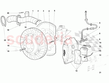 Photo of GRIS PINZA DE FRENO DELANTERO LADO IZQUIERDO…