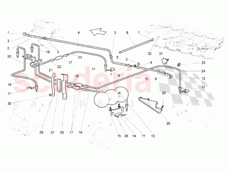 Photo of TUBO TRASERO DERECHO HASTA EL VIN 6LA3976…