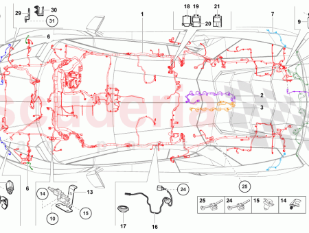 Photo of JUEGO DE CABLEADO CENTRAL…