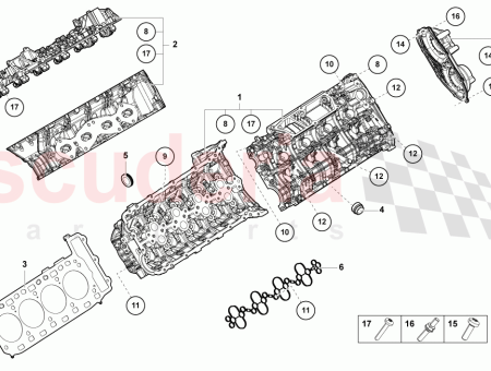 Photo of SET OF SEALS FOR ATTACH PARTS ON CYLINDER…