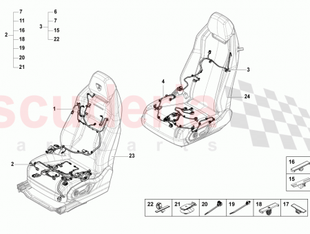 Photo of MAZO DE CABLES PARA ASIENTO AJUSTABLE EL CTRICAMENTE…