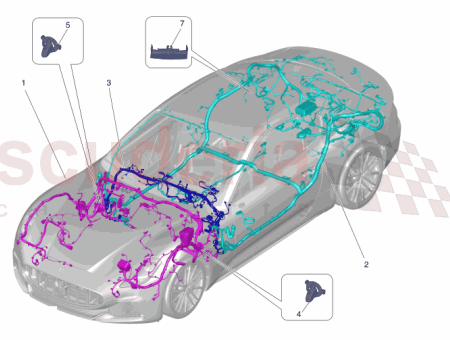 Photo of MAZO DE CABLES DEL COMPARTIMENTO DEL MOTOR…