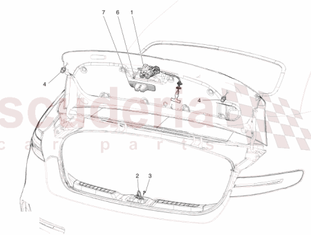 Photo of TRUNK DOOR LOCK COVER…