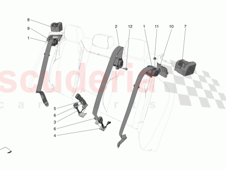 Photo of RETRACTOR CENTRAL DEL CINTUR N DE SEGURIDAD…