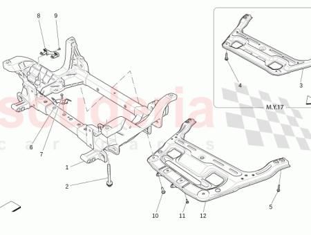 Photo of TRAVESA O DEL BASTIDOR DELANTERO…