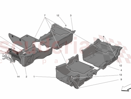 Photo of LH REAR PASSENGER COMPARTMENT FLOOR PANEL…