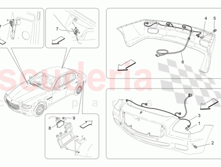Photo of MAZO DE CABLES DE LOS SENSORES DE APARCAMIENTO…