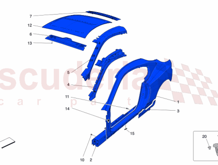 Photo of LARGUERO LATERAL RH…
