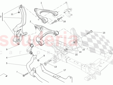 Photo of CONJUNTO PALANCA INFERIOR DELANTERA DERECHA…