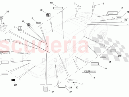 Photo of FUEL NECK WARNING PLATE…
