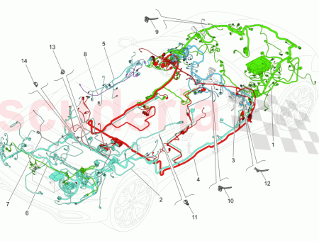 Photo of MAZO DE CABLES DEL MALETERO EUROPA CHINA ME…