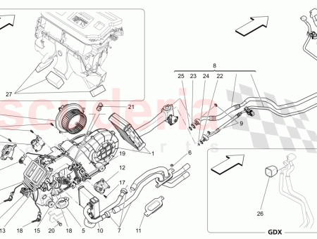 Photo of CONJUNTO DEL SISTEMA DE AIRE ACONDICIONADO TRASERO…