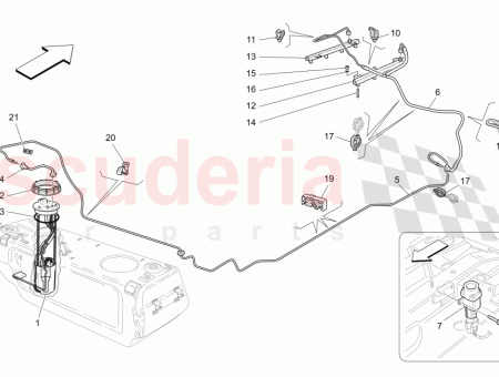 Photo of FUEL DELIVERY TUBE CONNECTION TO ENGINE…