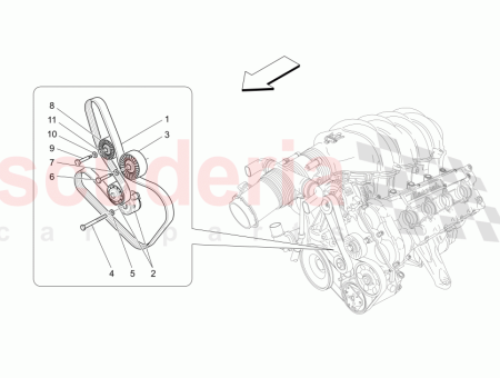 Photo of CORREA DE ACCIONAMIENTO DEL COMPRESOR…