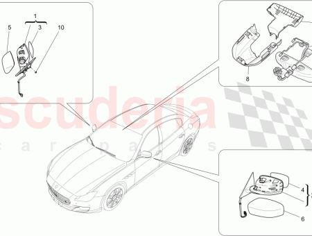 Photo of CONJUNTO DE ESPEJOS RETROVISORES EXTERIORES DERECHOS CON SENSOR…