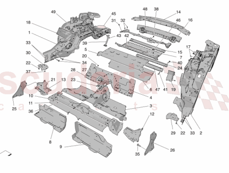 Photo of LH LINK REAR FLOOR SIDEMEMBER…