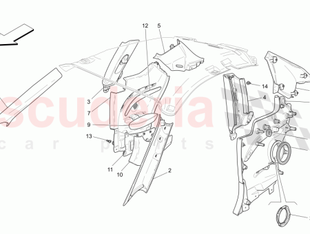 Photo of REVESTIMIENTO LATERAL TRASERO DERECHO COMPLETO NUOVO SABBIA NUEVO…
