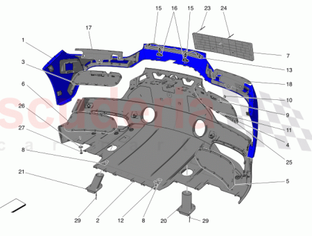 Photo of PARTE INFERIOR DEL PARACHOQUES TRASERO…