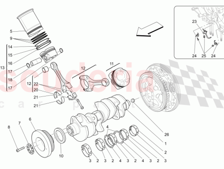 Photo of PIST N LATERAL IZQUIERDO DEL MOTOR CON SEGMENTOS…