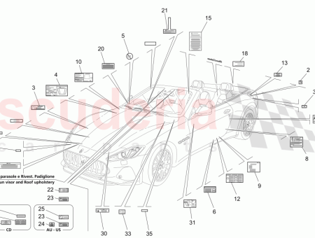 Photo of PLACA DE ADVERTENCIA DEL AIR BAG…
