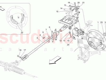 Photo of VOLANTE COMPLETO ROSSO CORALLO CORALLO ROJO 094082095…