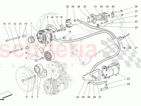Photo of CABLE DE CONEXI N DEL ALTERNADOR AL MOTOR…