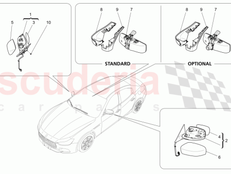 Photo of CONJUNTO DE ESPEJO RETROVISOR EXTERIOR DERECHO EUROPA CHINA…