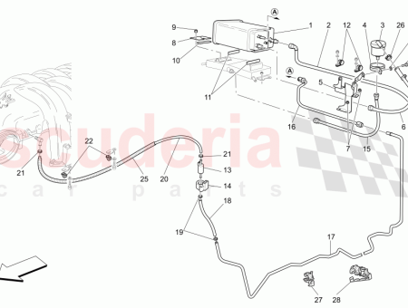 Photo of TUBO DEL FILTRO DE VAPORES DE COMBUSTIBLE AL…
