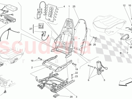 Photo of RESPALDO DEL ASIENTO AZUL NAVY AZUL MARINO 364010345…